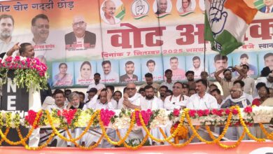 Photo of SITAPUR : यूपी में कांग्रेस की मतदाता अधिकार यात्रा की शुरुआत, भाजपा पर कांग्रेसियों ने लगाई आरोपों की झड़ी