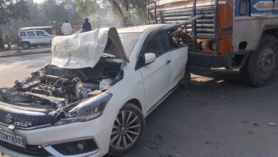 Photo of अनियंत्रित कंटेनर का तांडव: DIO समेत कई कार क्षतिग्रस्त, महिला की मौत