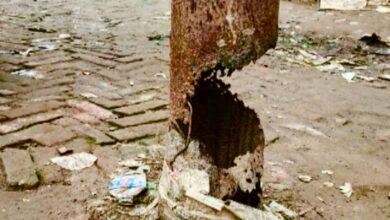 Photo of आरटीओ कार्यालय के पास जर्जर हुआ बिजली का खंभा, मुख्य मार्ग किनारे होने से सुरक्षा को लेकर बढ़ी चिंता